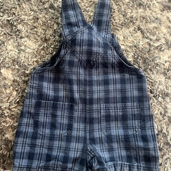 Vintage Winnie the Pooh Baby Short Overalls Size 12M - Picture 4 of 5